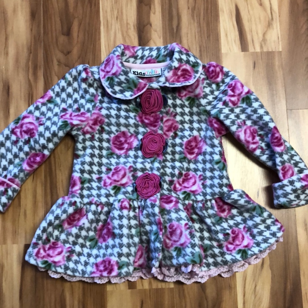 6-9 month baby girl Rose coat